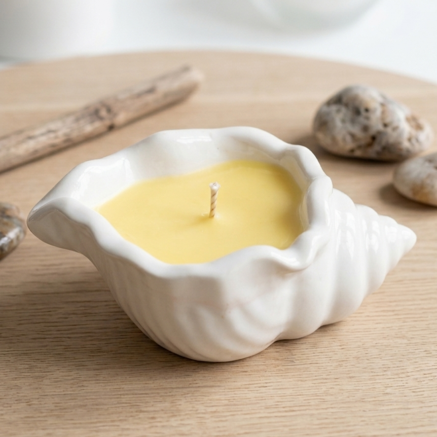 Bougie Coquillage
